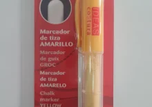 Marcador de tiza amarillo